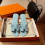 Hermes blue Glacier epson Oran Sandals