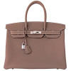 Sac Birkin 35cm Etoupe Togo Accastillage Palladium