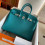 HERMÈS Birkin Handbag Malachite Togo Birkin 35 PHW