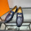 Paris Hermes Moccasin Bleu