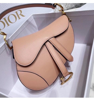 SAC SADDLE Cuir de veau grainé couleur latte