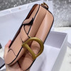 SAC SADDLE Cuir de veau grainé couleur latte