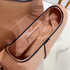 SAC SADDLE Cuir de veau grainé couleur latte