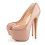 Christian Louboutin Lady Peep 150 Nude Patent Leather