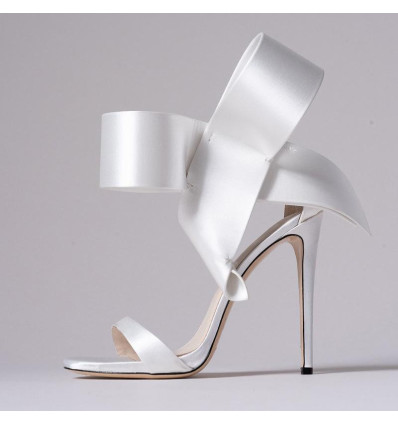 AMINAH ABDUL JILLIL Bow open-toe sandals