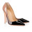 Black/Brown Patent Leather Kate Pumps