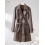 Jacket Collar Straight Long Sleeve Oversize Women's Trench Coat