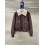 Aviator Flight Bomber Brown Leather Jacket
