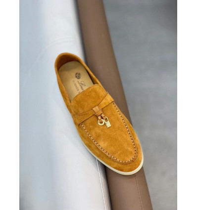 Chaussures Femme | Mocassins Summer Charms Walk Rust | Loro Piana