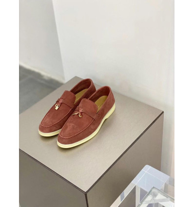 Chaussures Femme | Mocassins Summer Charms Walk Rust | Loro Piana