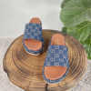 Women's platform slide sandal