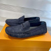 Monte Carlo Suede Men Moccasins Dark Blue