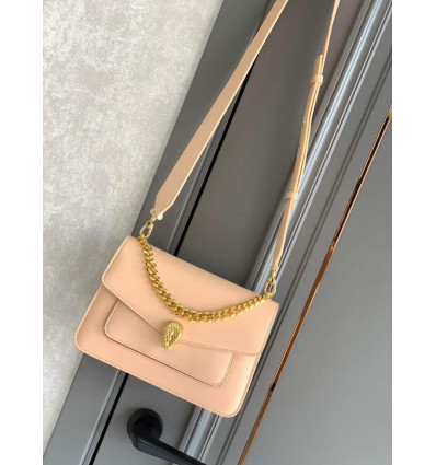 Serpenti Forever Chain Wallet Pink