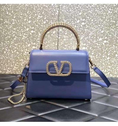 SMALL ROCKSTUD ALCOVE LEATHER BAG