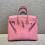 Handmade Pink Handbag Genuine Leather Skin