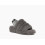 WOMENS GRAY FLUFF YEAH SLIDE SANDAL