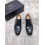Black shoe italian calf leather