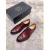 Red shoe italian calf leather