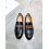 Men's Black Leather Loafers