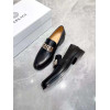 Men's Black Leather Loafers