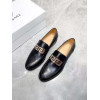 Men's Black Leather Loafers