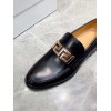 Men's Black Leather Loafers